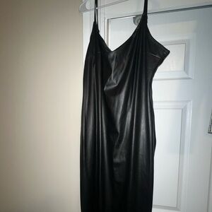 Wild Fable Black Leather Dress